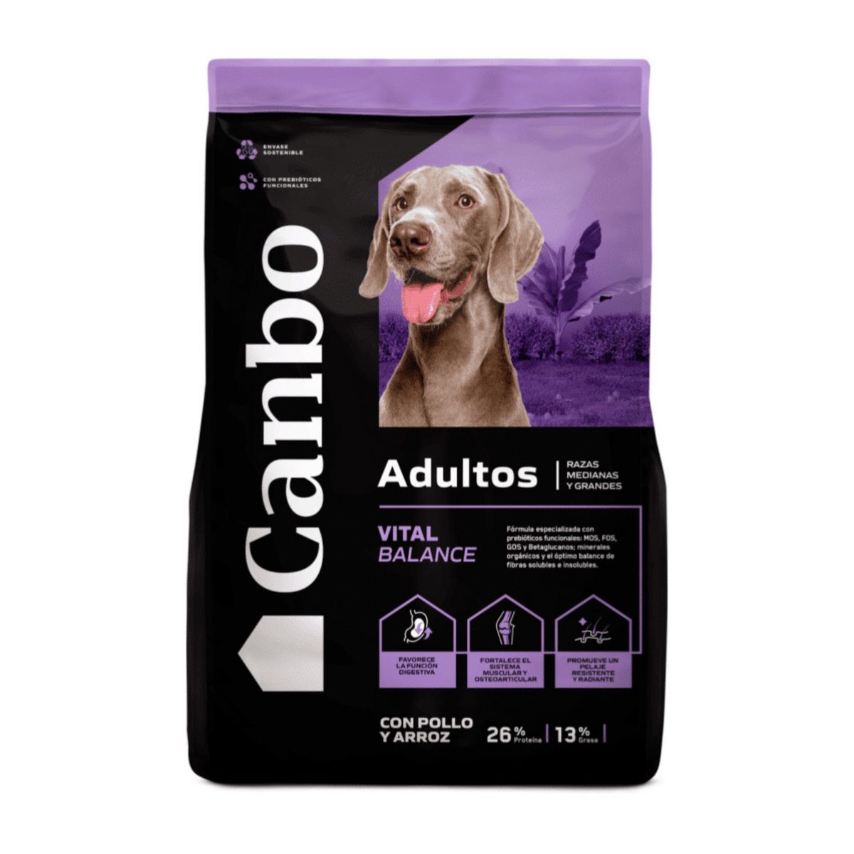 CANBO - Comida Perro Adulto Mediano Grande Canbo Balance Pollo 3 Kg
