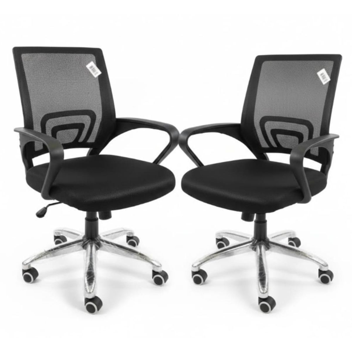 GENERICO - Pack x2 Sillas Ergonómicas Oficina Ejecutivas Giratorias - 190054