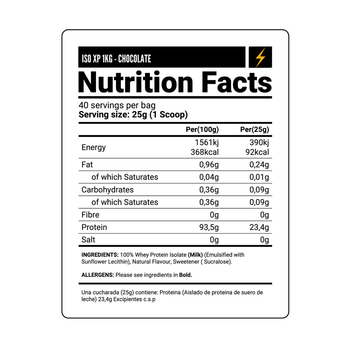 OPTIMUM NUTRITION - Proteína Iso xp 1kg Applied Nutrition Chocolate + Creatina Optimum Nutrition 300gr + regalos