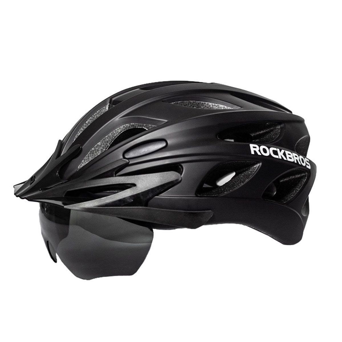 CASCO ROCKBROS CON LENTES Y VISERA DESMONTABLE, marca Rockbros - Foto Principal