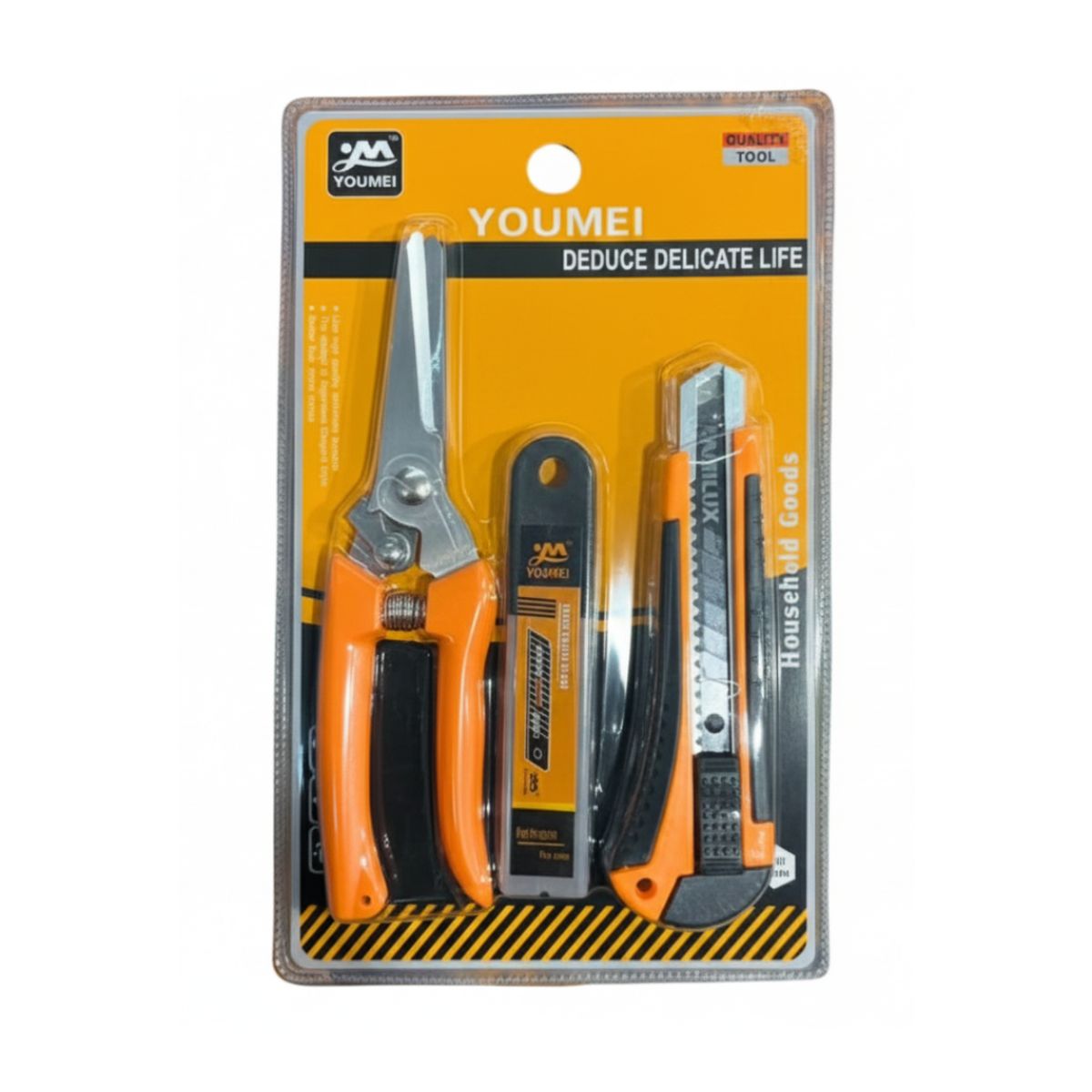 GENERICO - Tijeras Podadoras para Jardinería Podar Set 3 en 1 Cúter Uso Doméstico