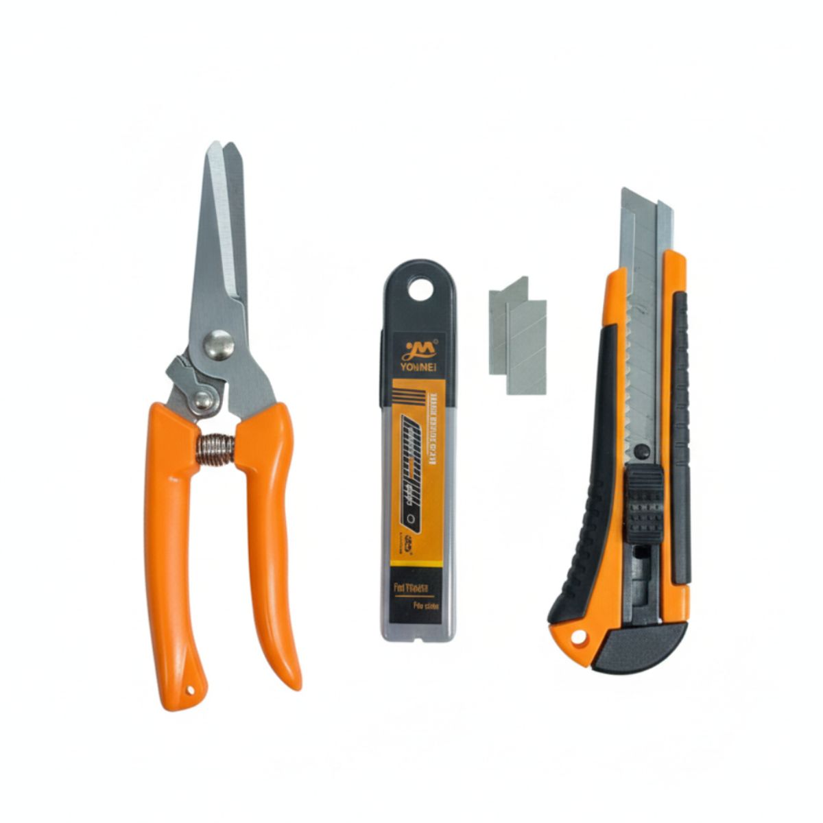 GENERICO - Tijeras Podadoras para Jardinería Podar Set 3 en 1 Cúter Uso Doméstico