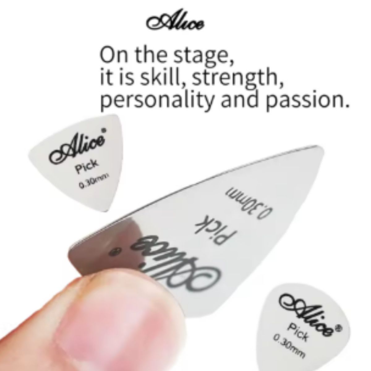 GENERICO - Puas para Guitarra de Metal Profesional 03mm