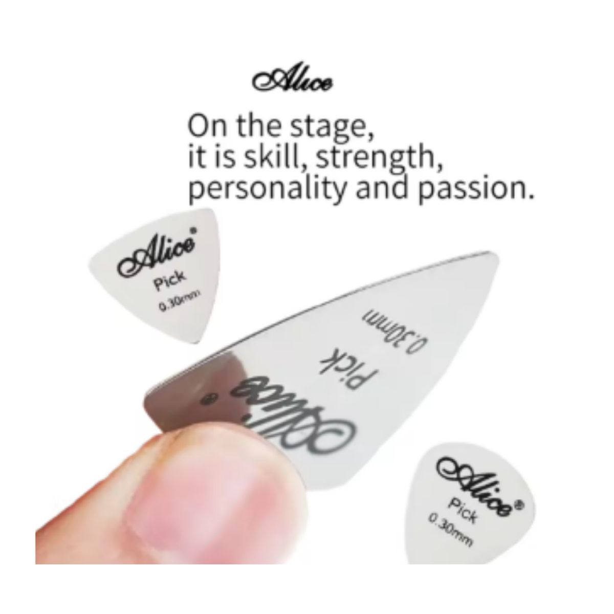 GENERICO - Puas para Guitarra de Metal Profesional 03mm