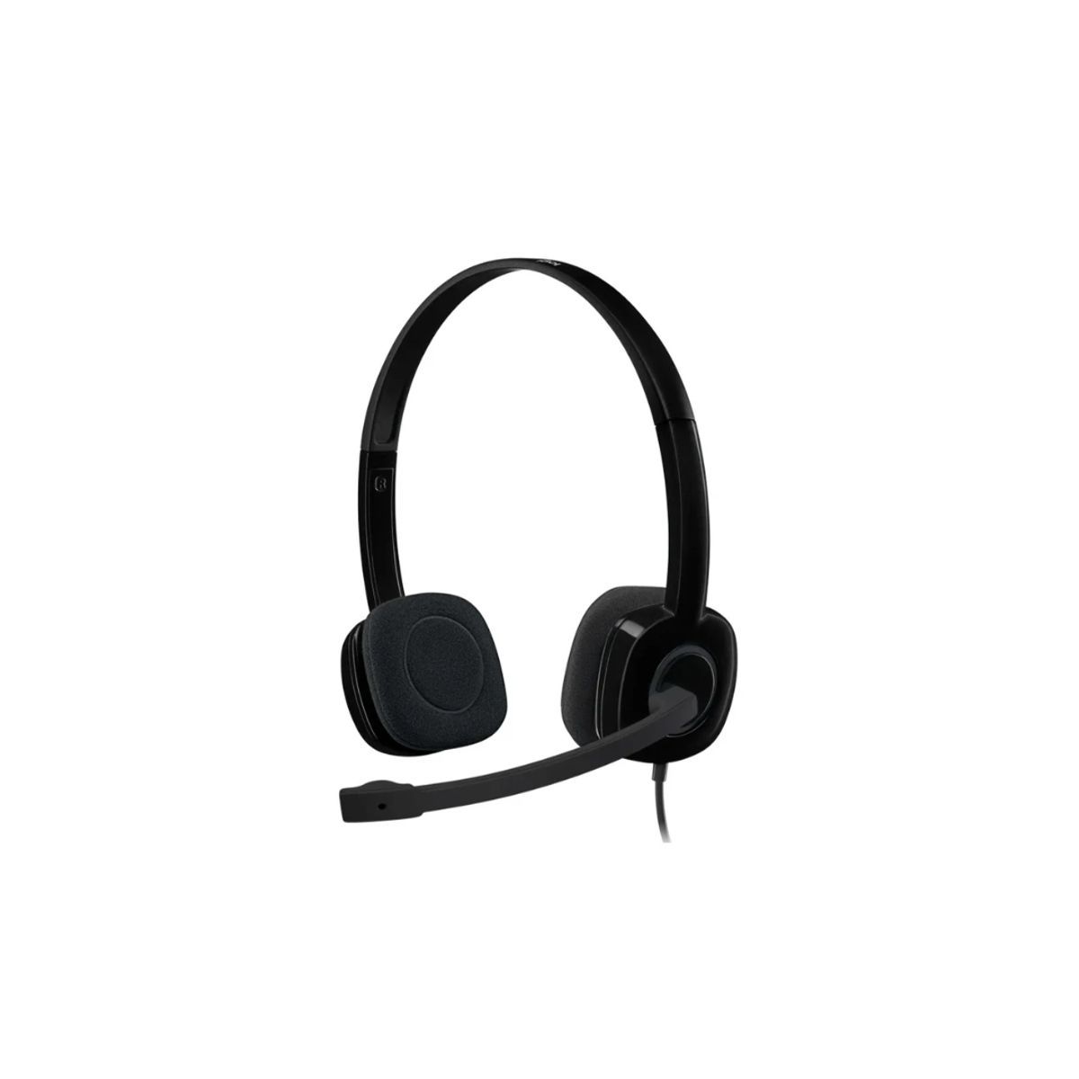 LOGITECH - AUDÍFONOS CON MICRÓFONO LOGITECH H151 STEREO CON CABLE 3 5MM JACK NEGRO
