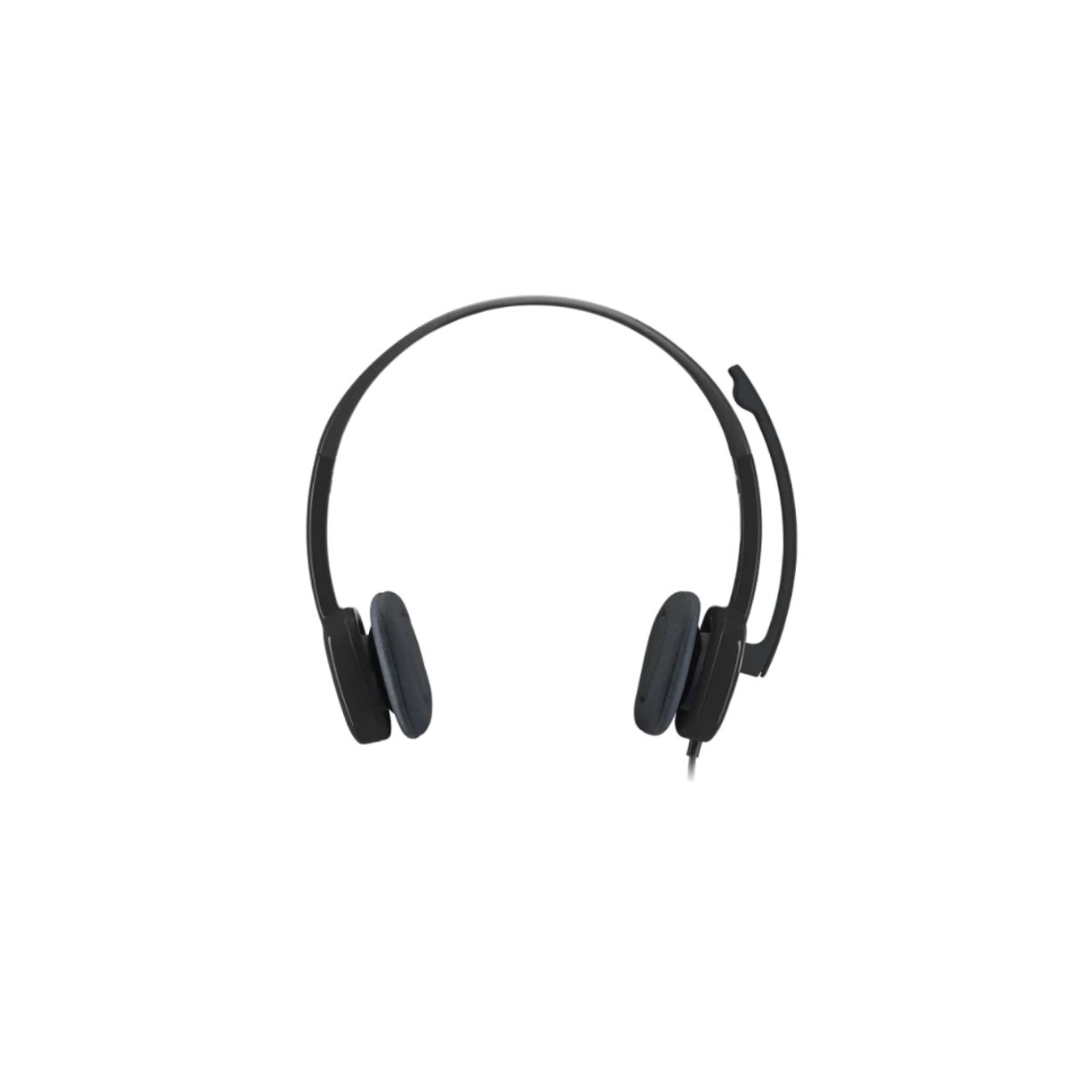 LOGITECH - AUDÍFONOS CON MICRÓFONO LOGITECH H151 STEREO CON CABLE 3 5MM JACK NEGRO