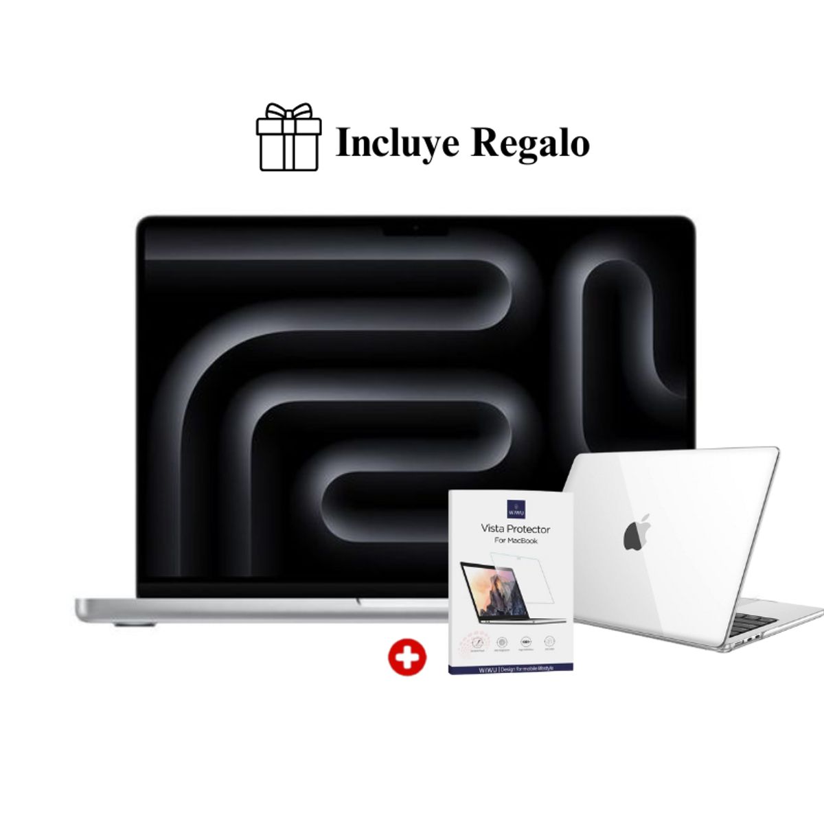 APPLE - Macbook Pro 14″ M5 16GB RAM + 512GB SSD  (Teclado Ingles)  - Silver + Regalo