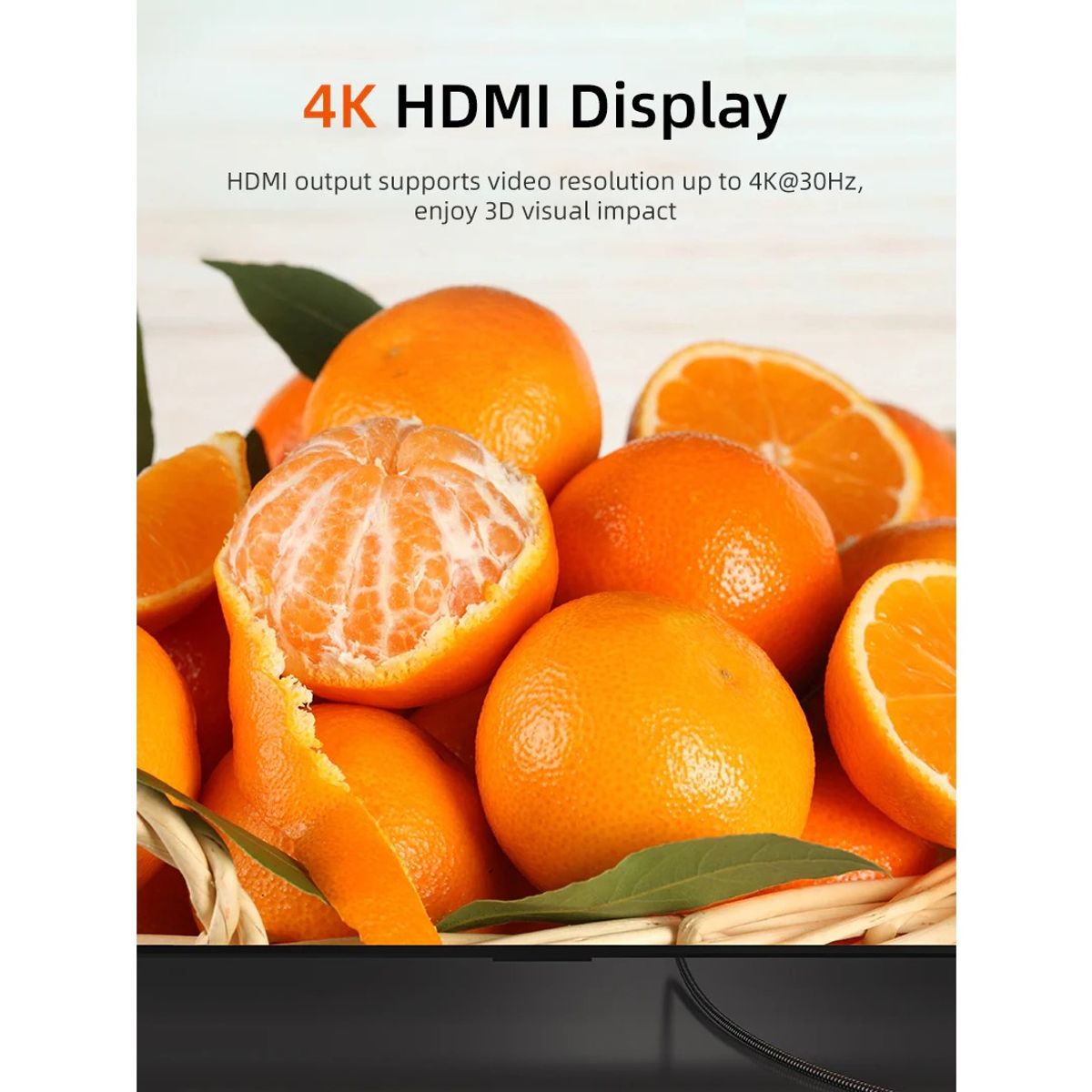 CABLETIME - Hub 6 in 1 USB-C con HDMI y PD 100W USB-A para MacBook Windows HB01G - CT-HBP1-AG6