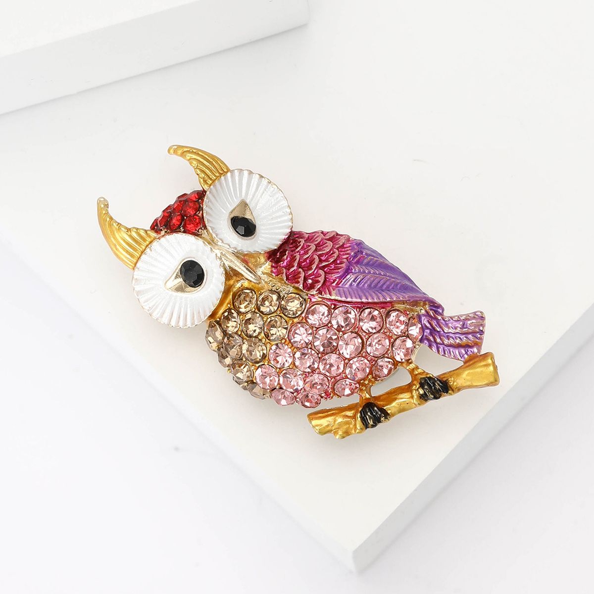 KAST PE - Broche Pin Lumen Buho Rosado prendedor
