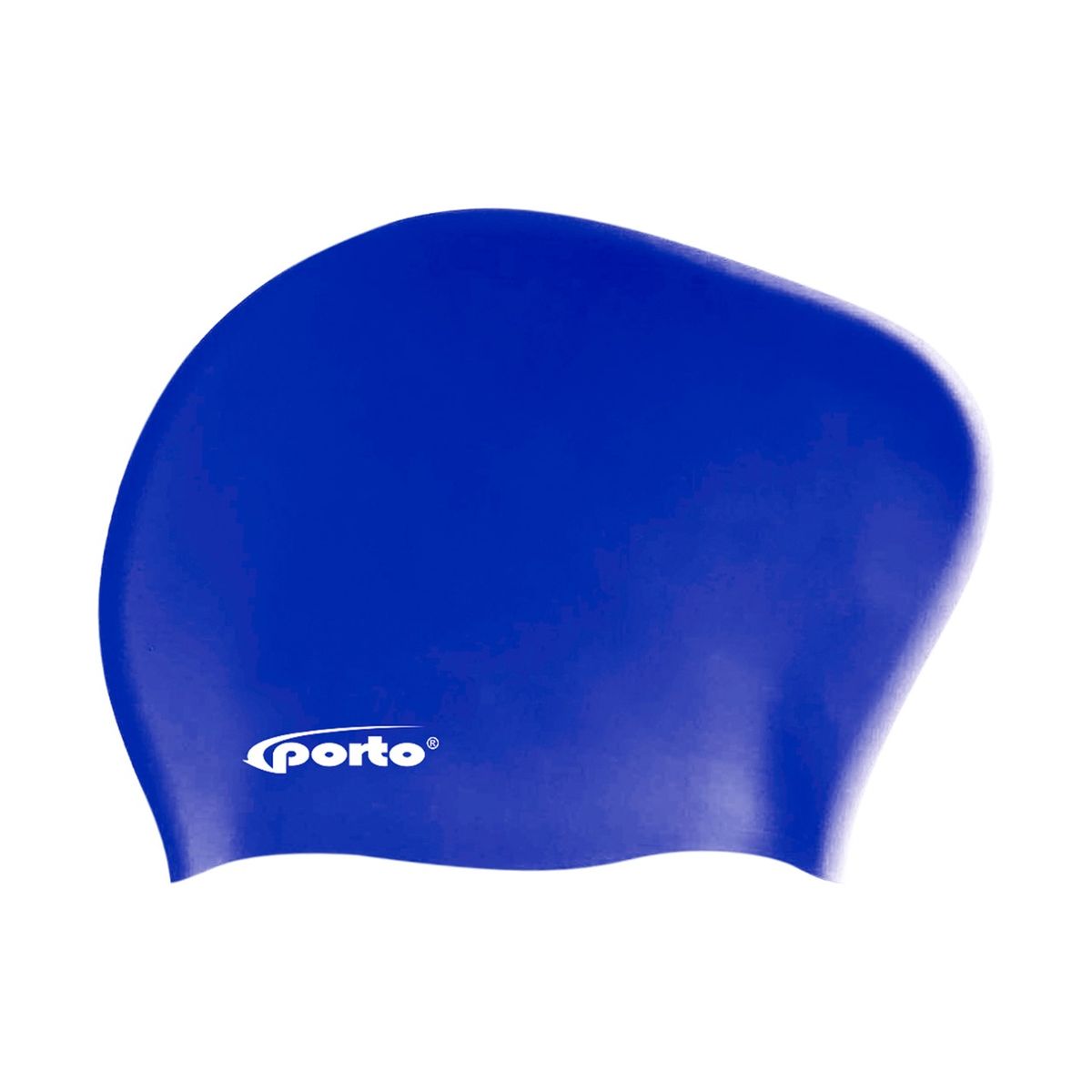 PORTO - GORRO DE NATACIÓN DE SILICONA CON VOLUMEN PORTO AZUL