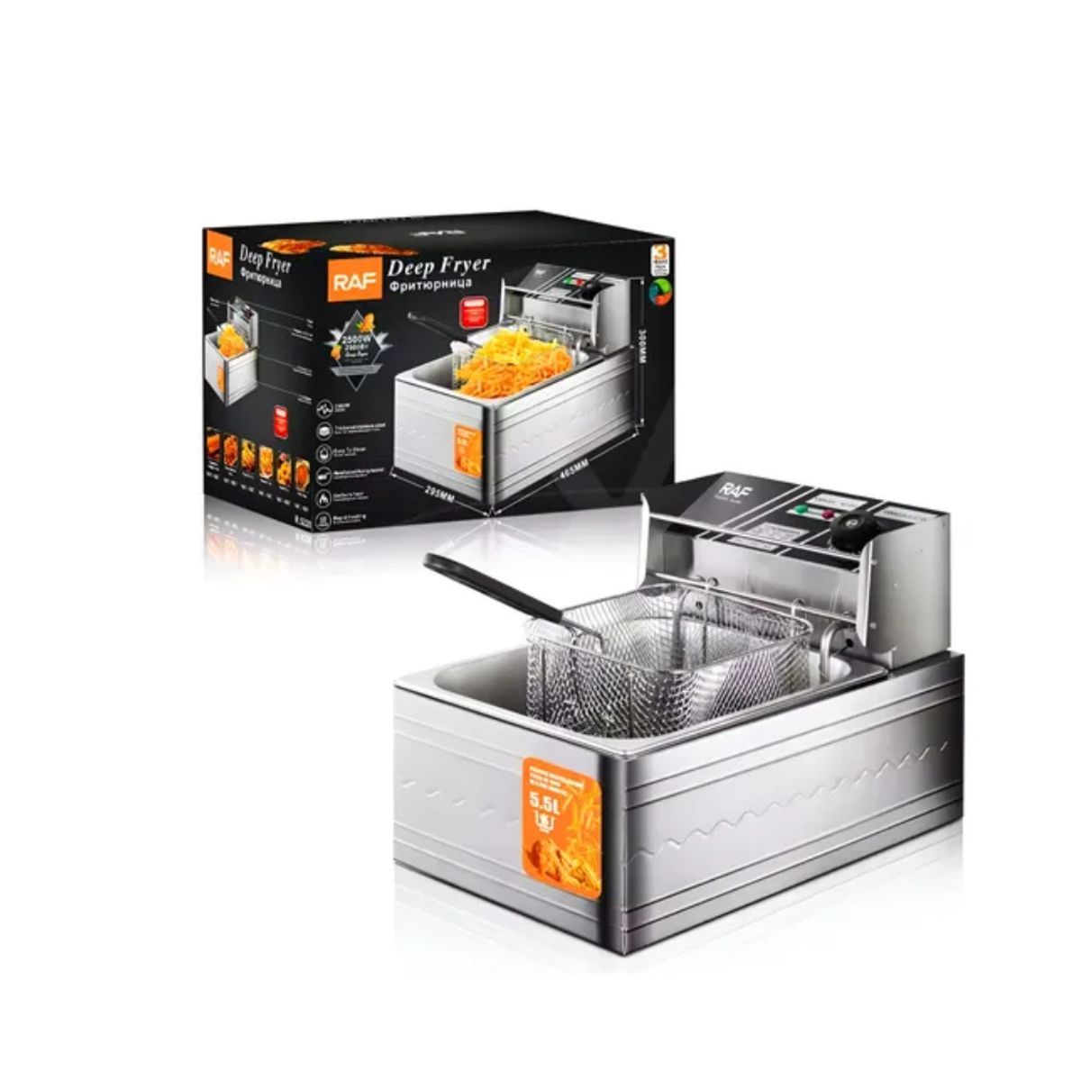 GENERICO - FREIDORA ELÉCTRICA AUTOMÁTICA DE UN COMPARTIMIENTO