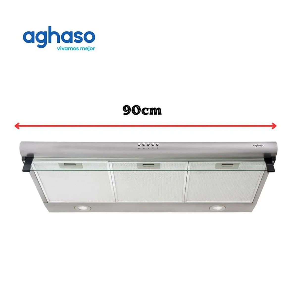 AGHASO - Campana Extractora AGHASO 90 CM  CAMP-AGH03