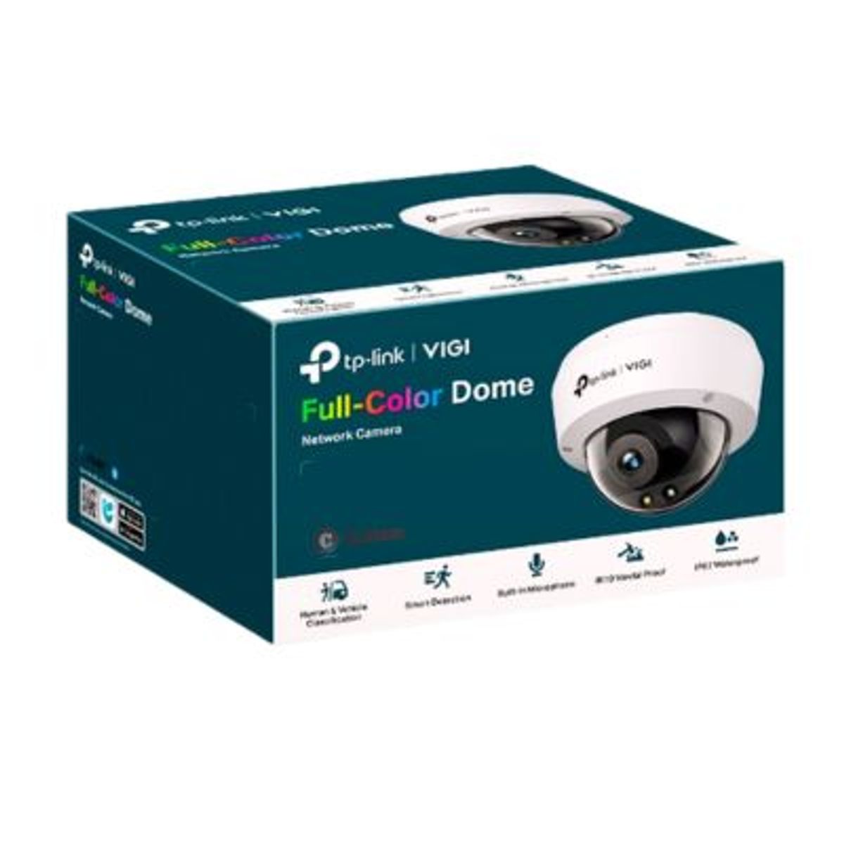 TP LINK - CAMARA IP VIGI C250 DOMO 5MP 28MM COLOR IK10