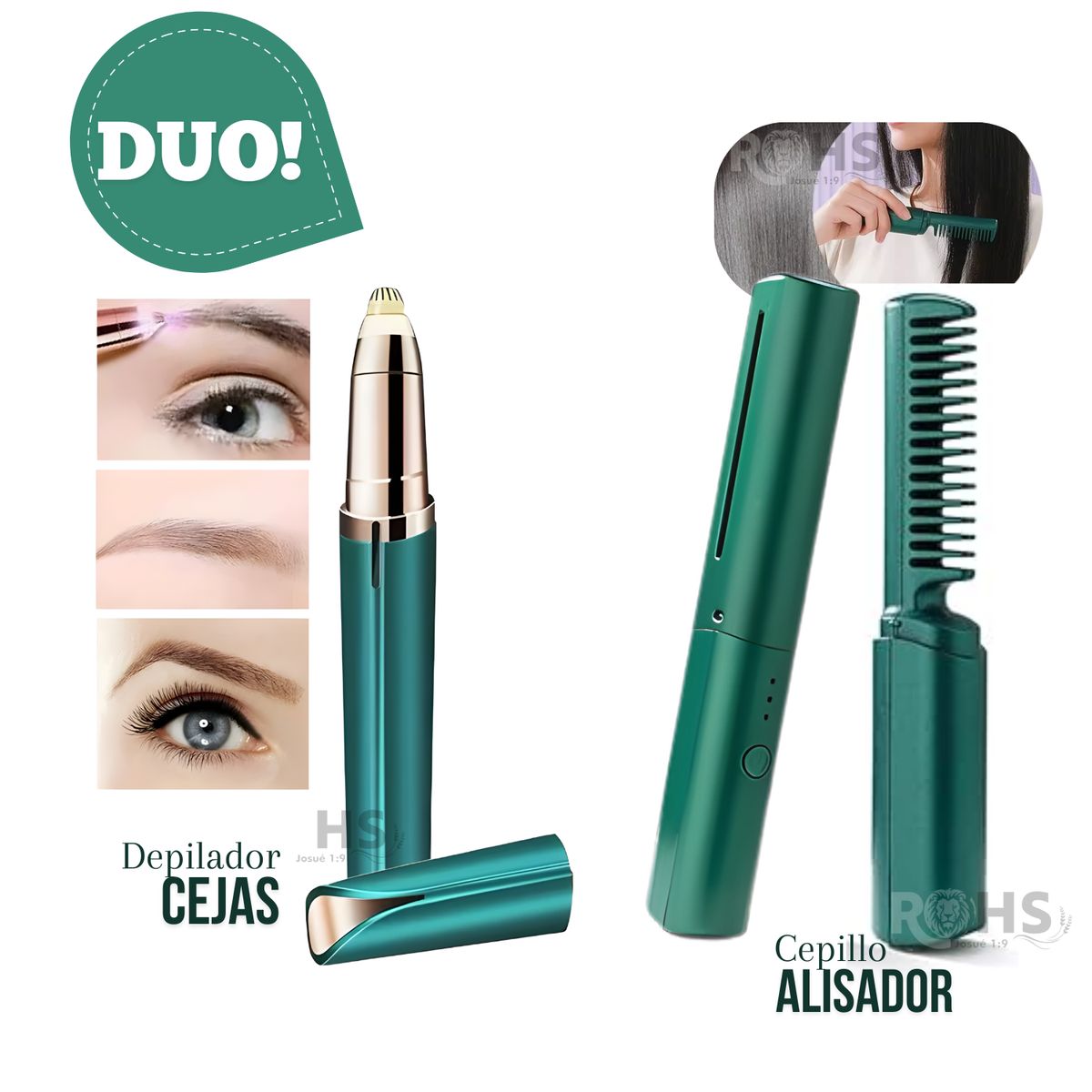 OEM - KIT Depilador de Cejas y Peine Alisador