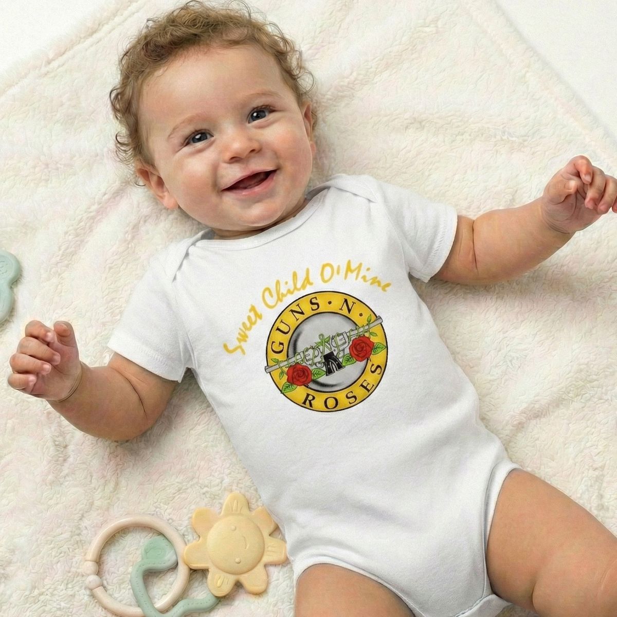 GENERICO - Body algodón Pima GunsN Roses