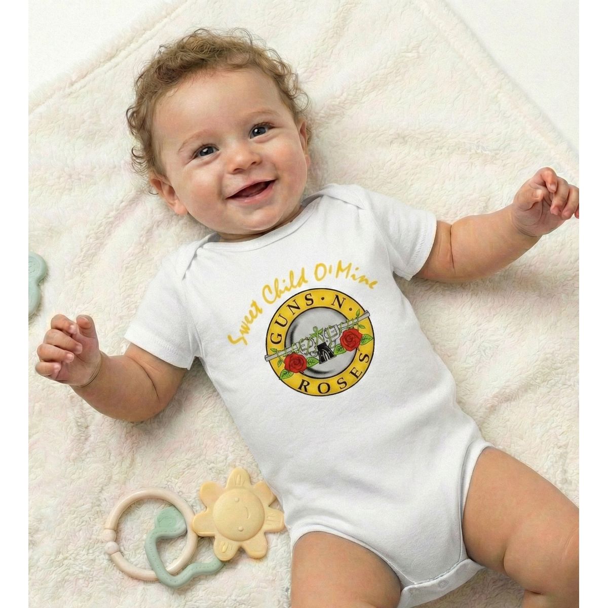 GENERICO - Body algodón Pima GunsN Roses