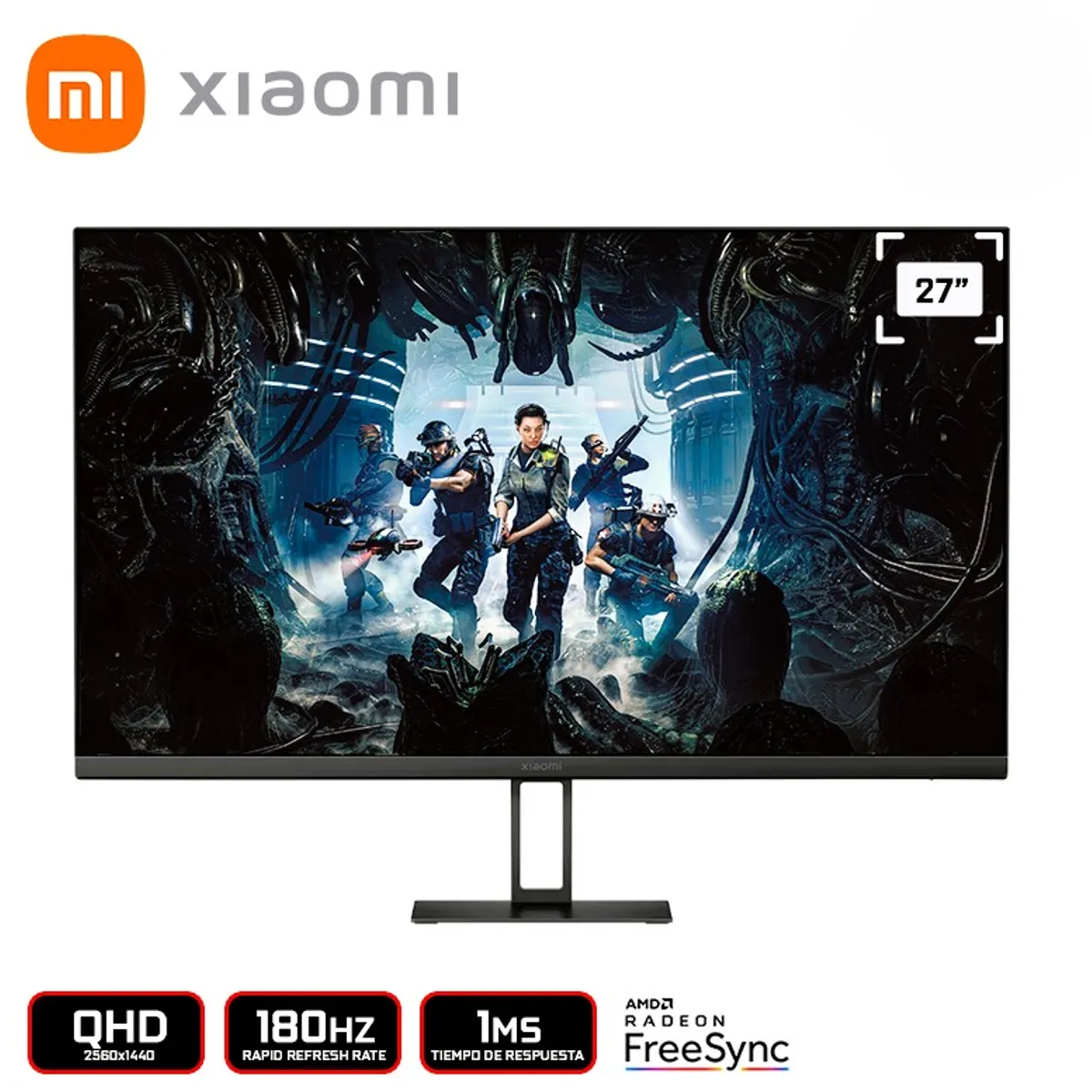 XIAOMI - Xiaomi 2K Gaming Monitor G27Qi 2K 180HZ 1MS DP X2 - HDMI X2