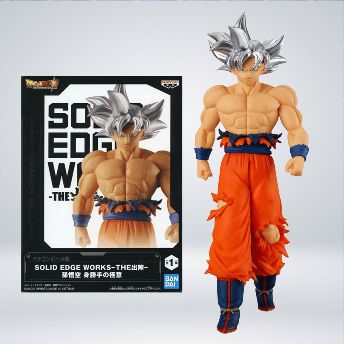 BANDAI NAMCO - FIGURA BANPRESTO  DBS - SOLID EDGE WORKS-THE DEBUT-SON GOKU ULTRA INSTINCT