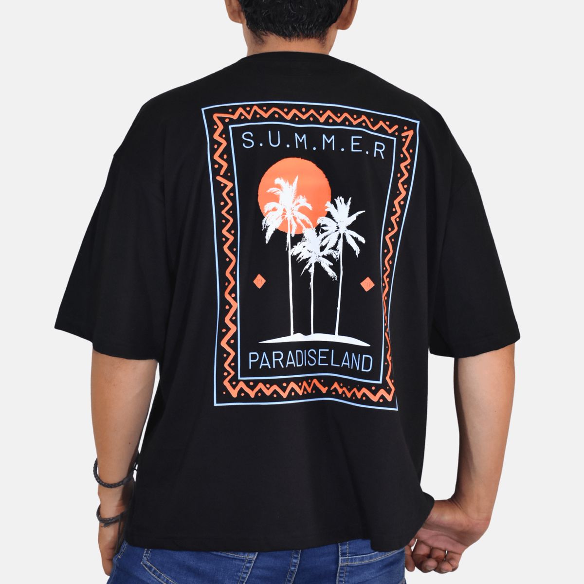 YONISTERS CLOTHING - Polo Oversize Algodón Summer Negro Yonisters Clothing