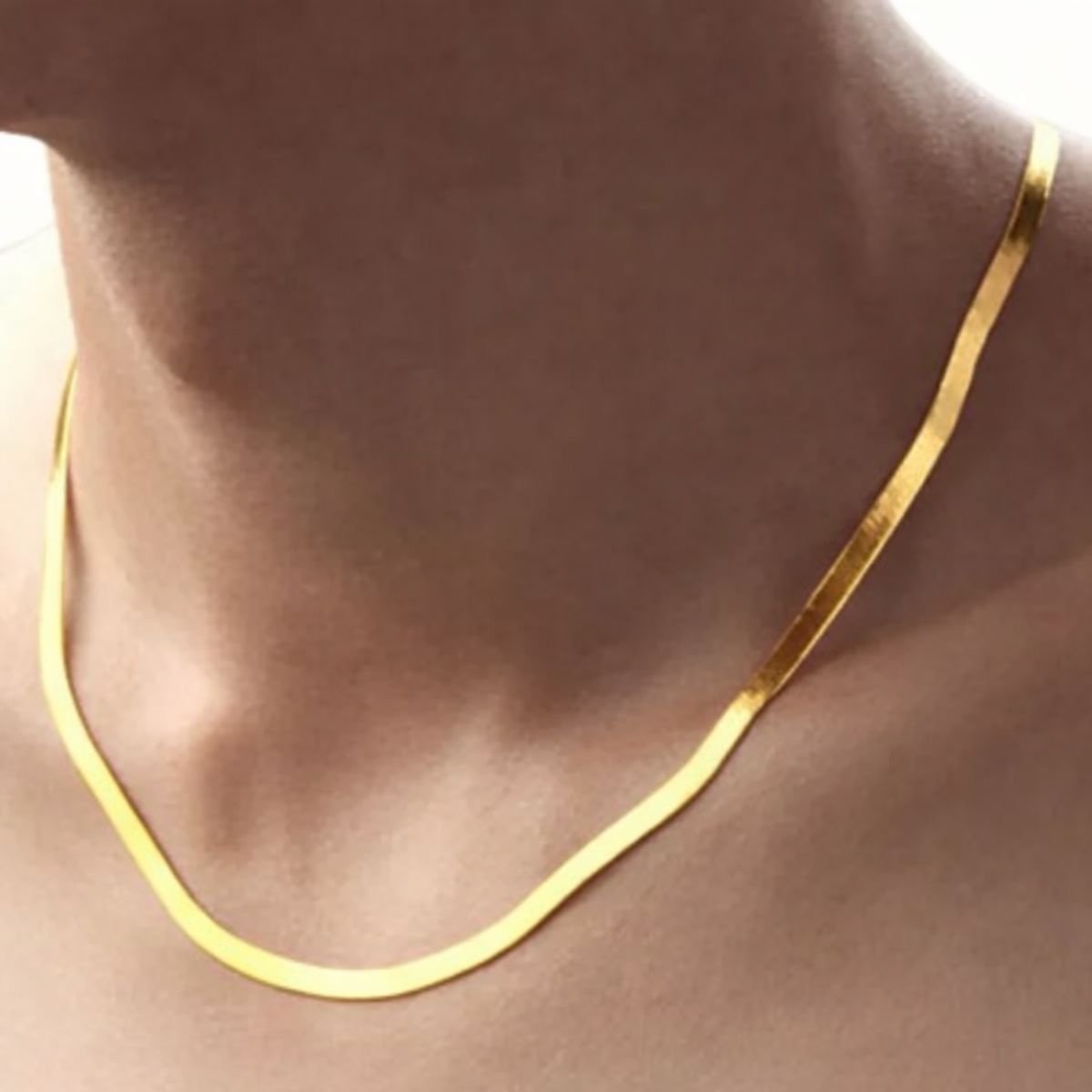 GENERICO - Cadena Collar Cola de serpiente Unisex inoxidable