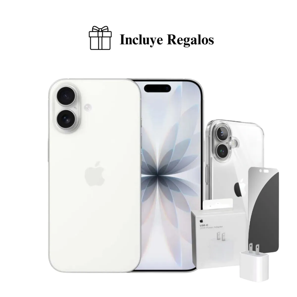 APPLE - iPhone 17 256GB (eSIM) - Blanco + Combo de Regalo