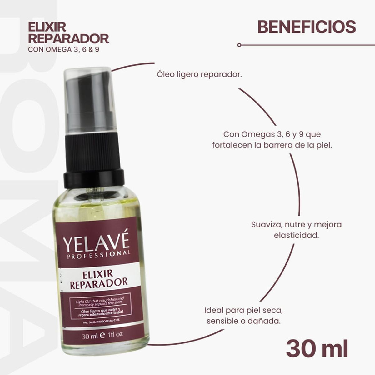 GENERICO - ELIXIR REPARADOR 30ML YELAVÉ