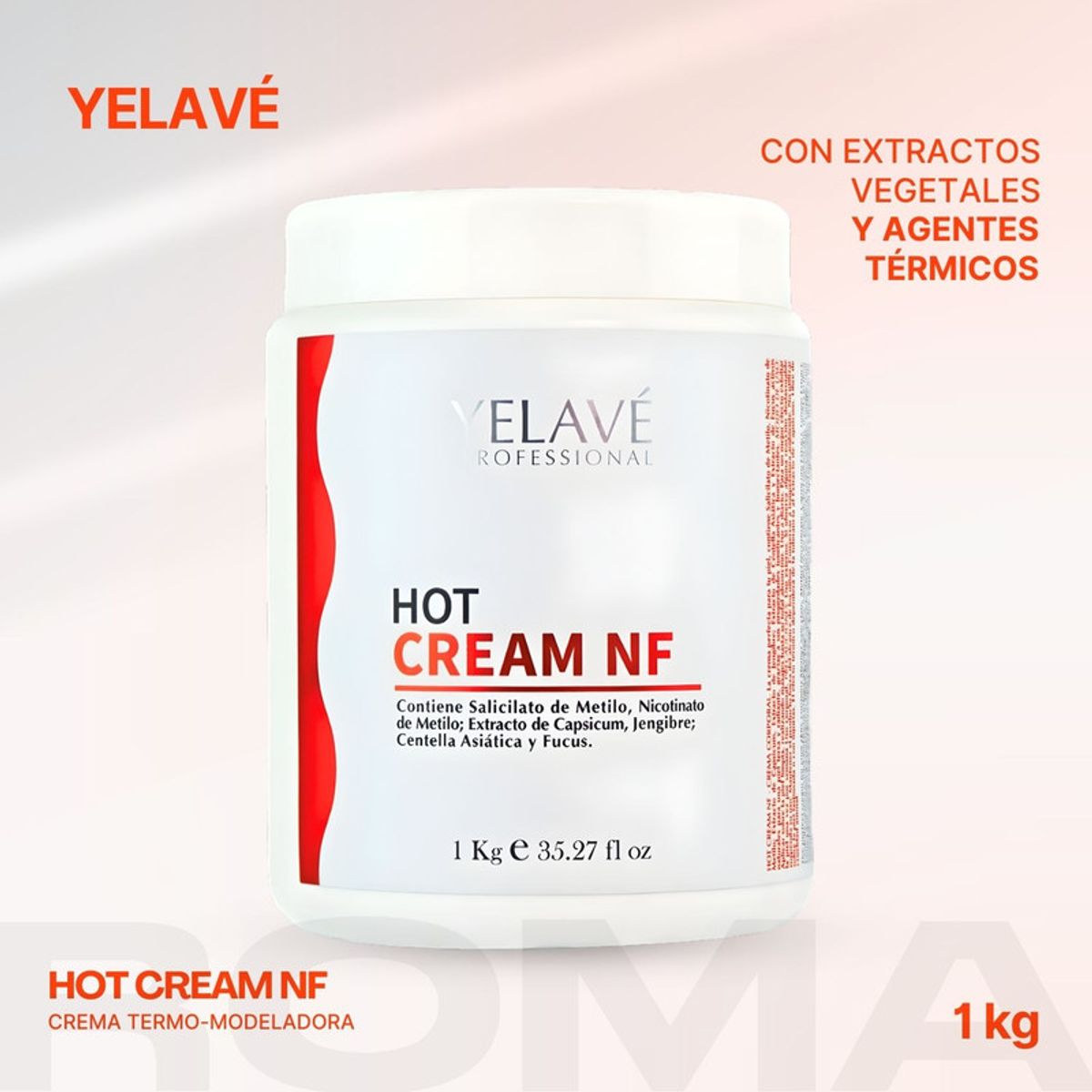 GENERICO - HOT CREAM NF 1KG YELAVÉ