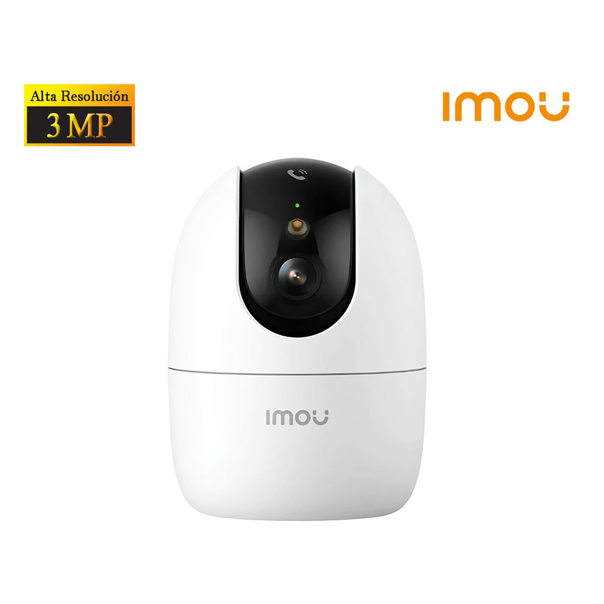 IMOU - Cámara Seguridad Imou Ranger 2 Pro 3MP Detección Ruido Visión 360 Botón Llamada App