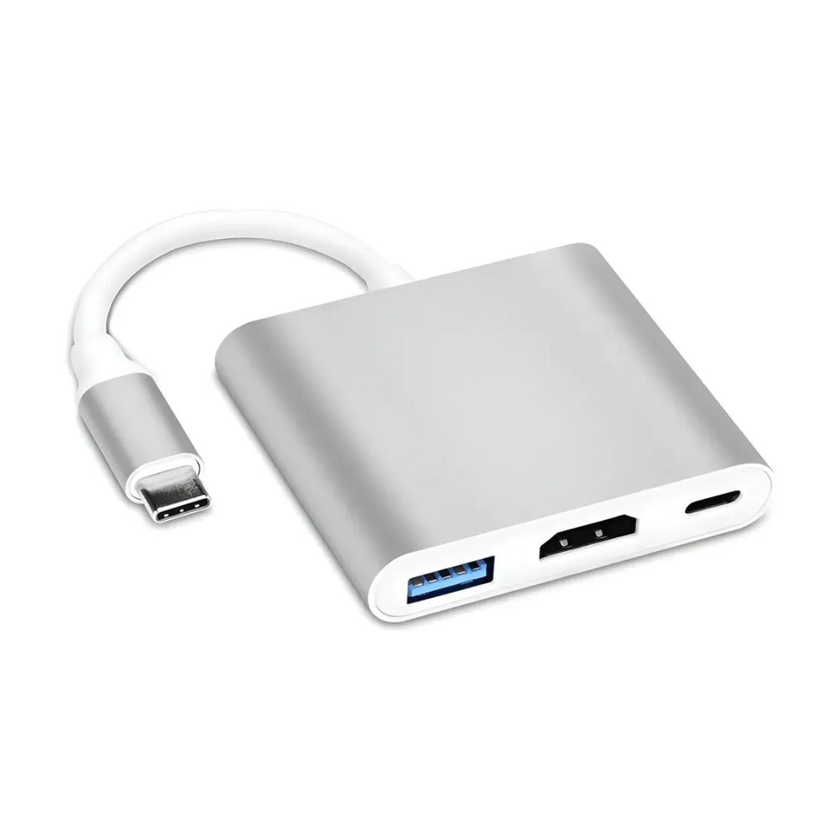 GENERICO - HUB 3 EN 1 TIPO C - HDMI x1 USB 3.0 x1 TIPO C x1