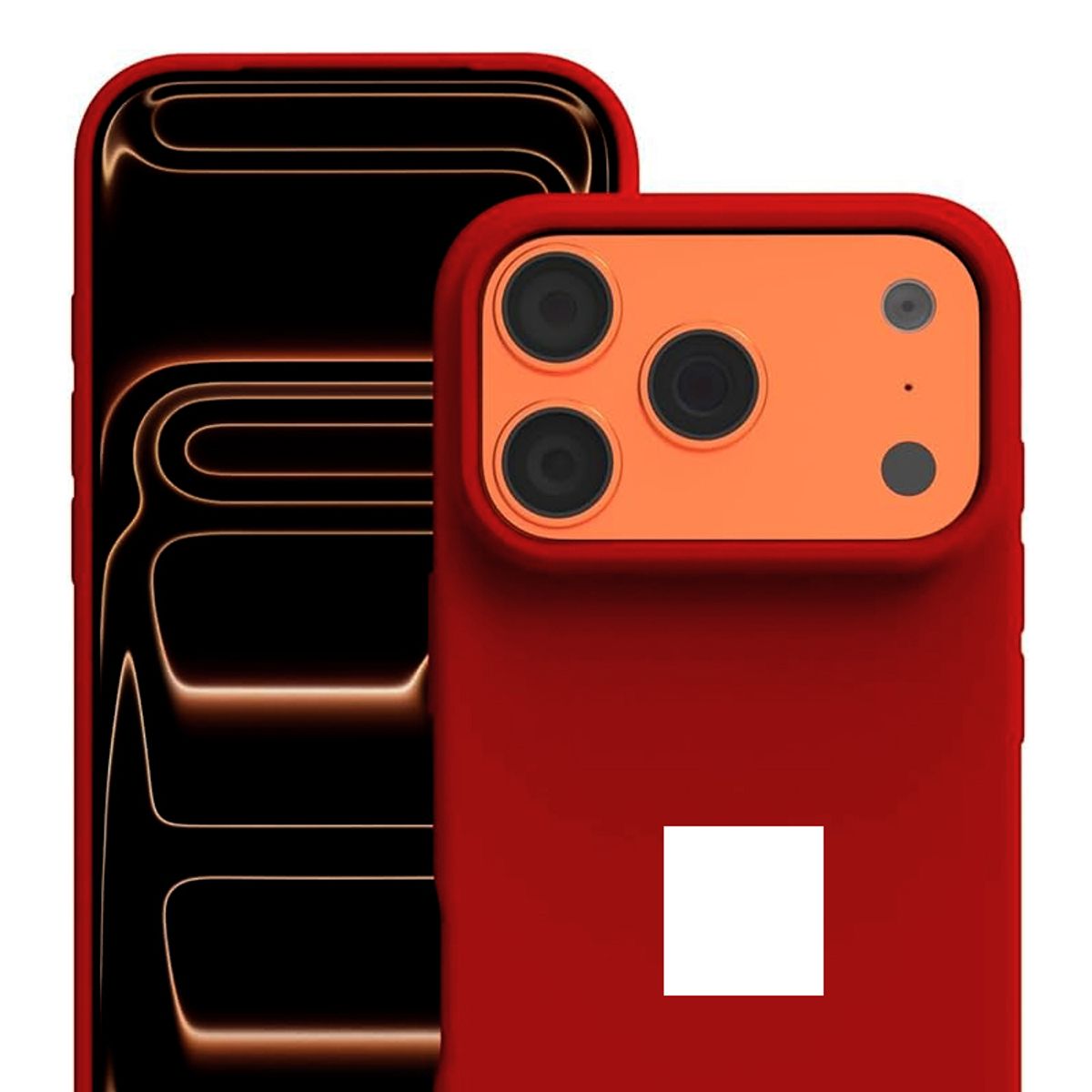 GENERICO - CASE FUNDA IPHONE 17 PRO MAX ROJO