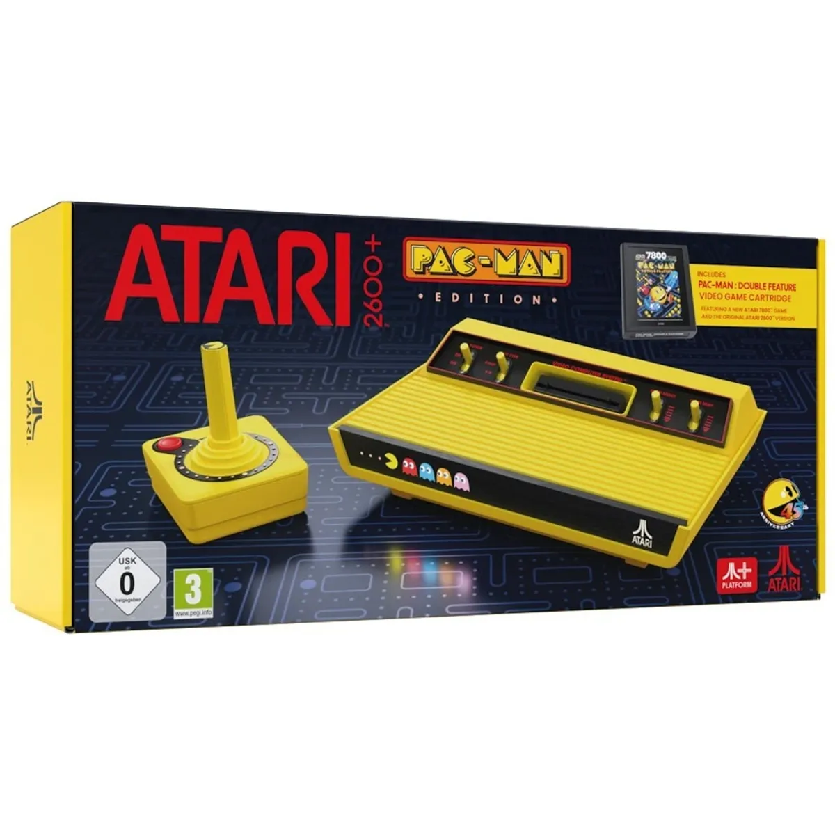ATARI - Consola Atari 2600+ Pac-man Edition Amarillo