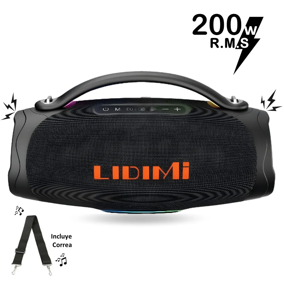 LIDIMI - Parlante Portátil Lidimi Super 200W LD-S659 Bluetooth USB