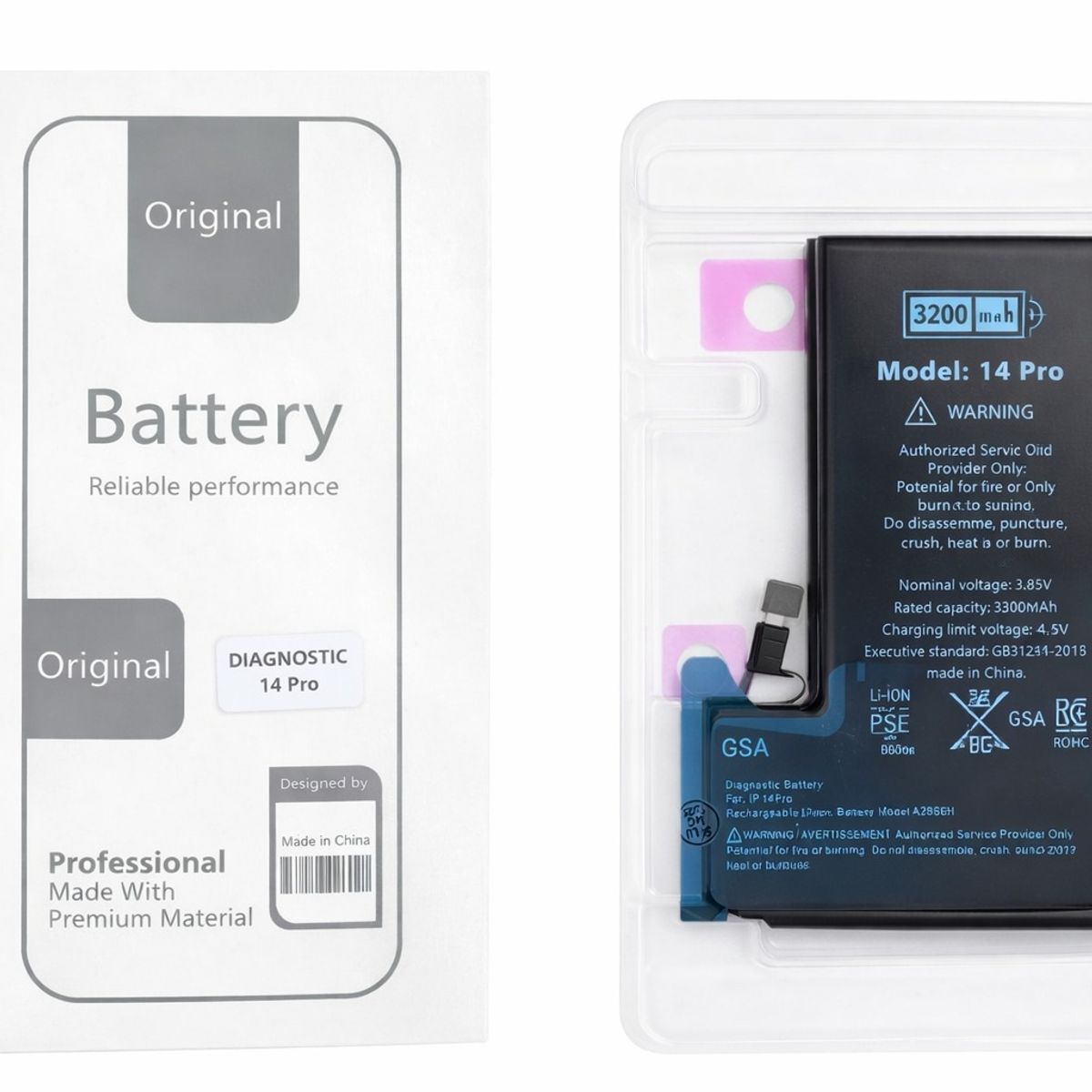 GENERICO - BATERIA IPHONE 14 PRO DIAGNOSTICO