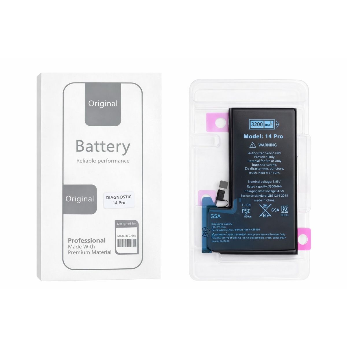 GENERICO - BATERIA IPHONE 14 PRO DIAGNOSTICO