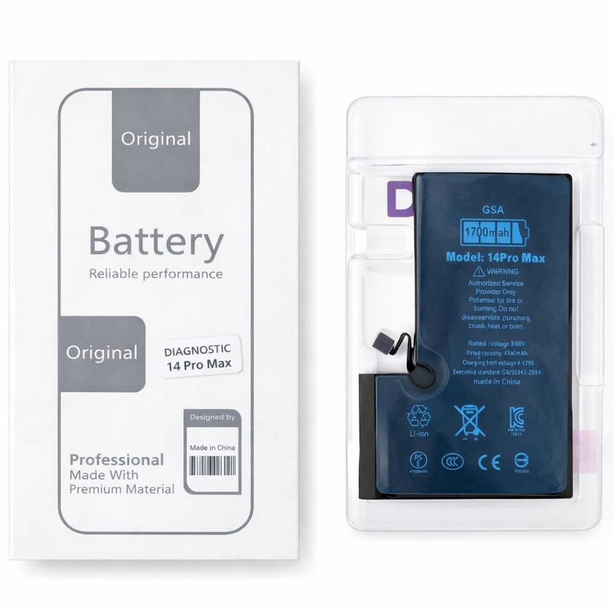 GENERICO - BATERIA IPHONE 14 PRO MAX DIAGNOSTICO