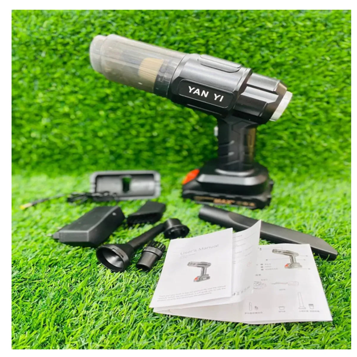 GENERICO - ASPIRADORA PORTÁTIL INALÁMBRICA A BATERIA