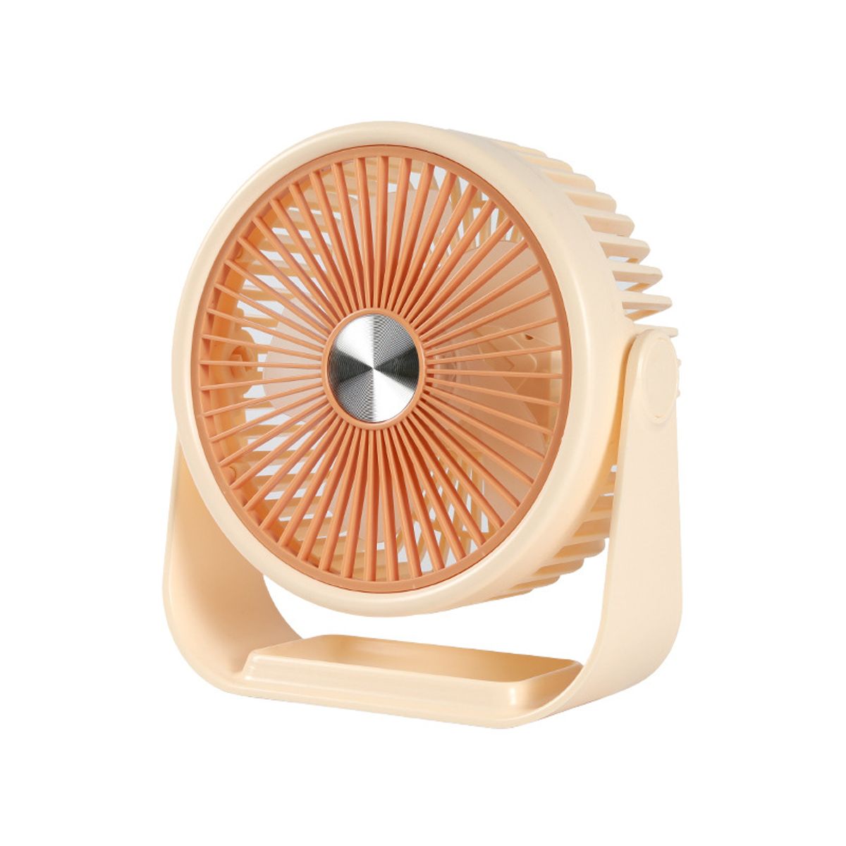 GENERICO - Mini ventilador portatil para  escritorio USB recargable 3 velocidades