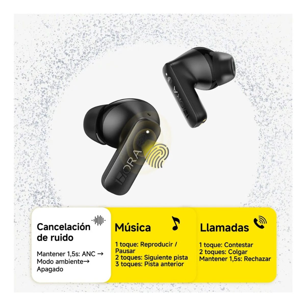 OEM - Audífonos Inalámbricos 1hora Aut211 Con Cancelación De Ruido