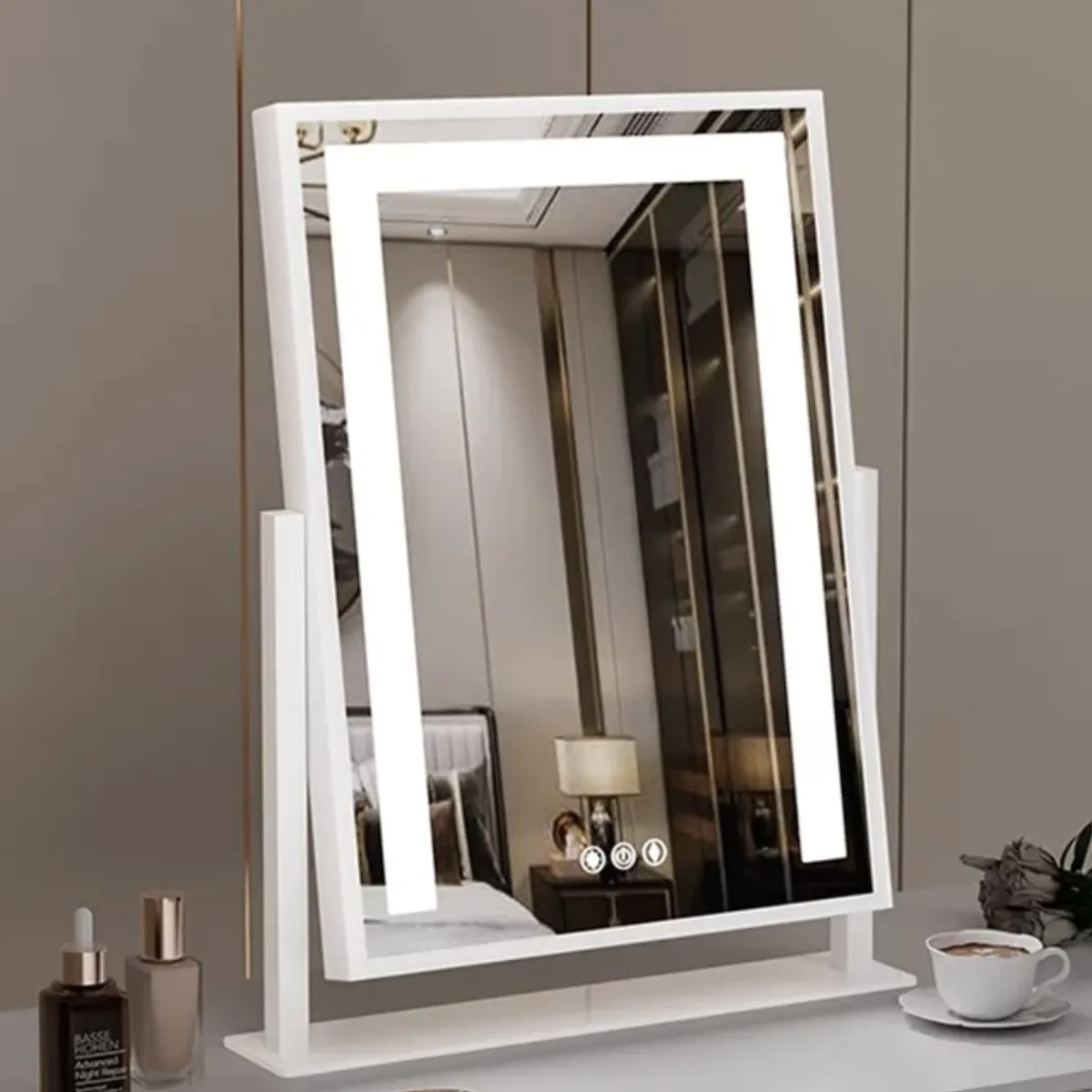 Espejo LED para Tocador con Luz Regulable y Control Táctil, marca GENERICO - Foto 2
