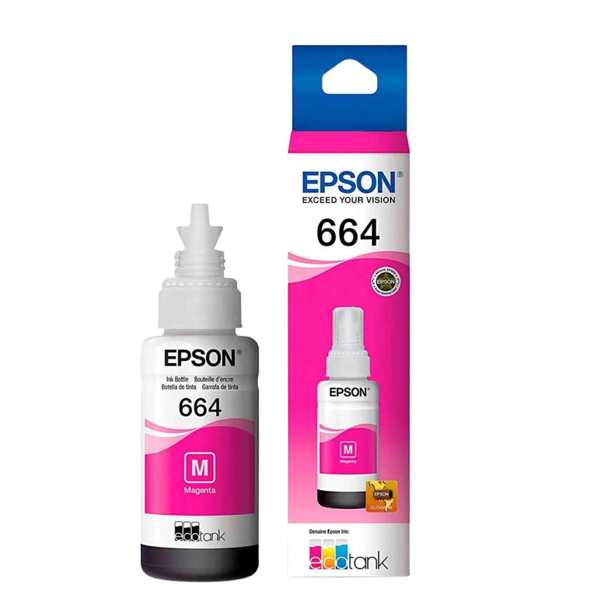 EPSON - Tinta de Impresion Epson T664320 Color Magenta