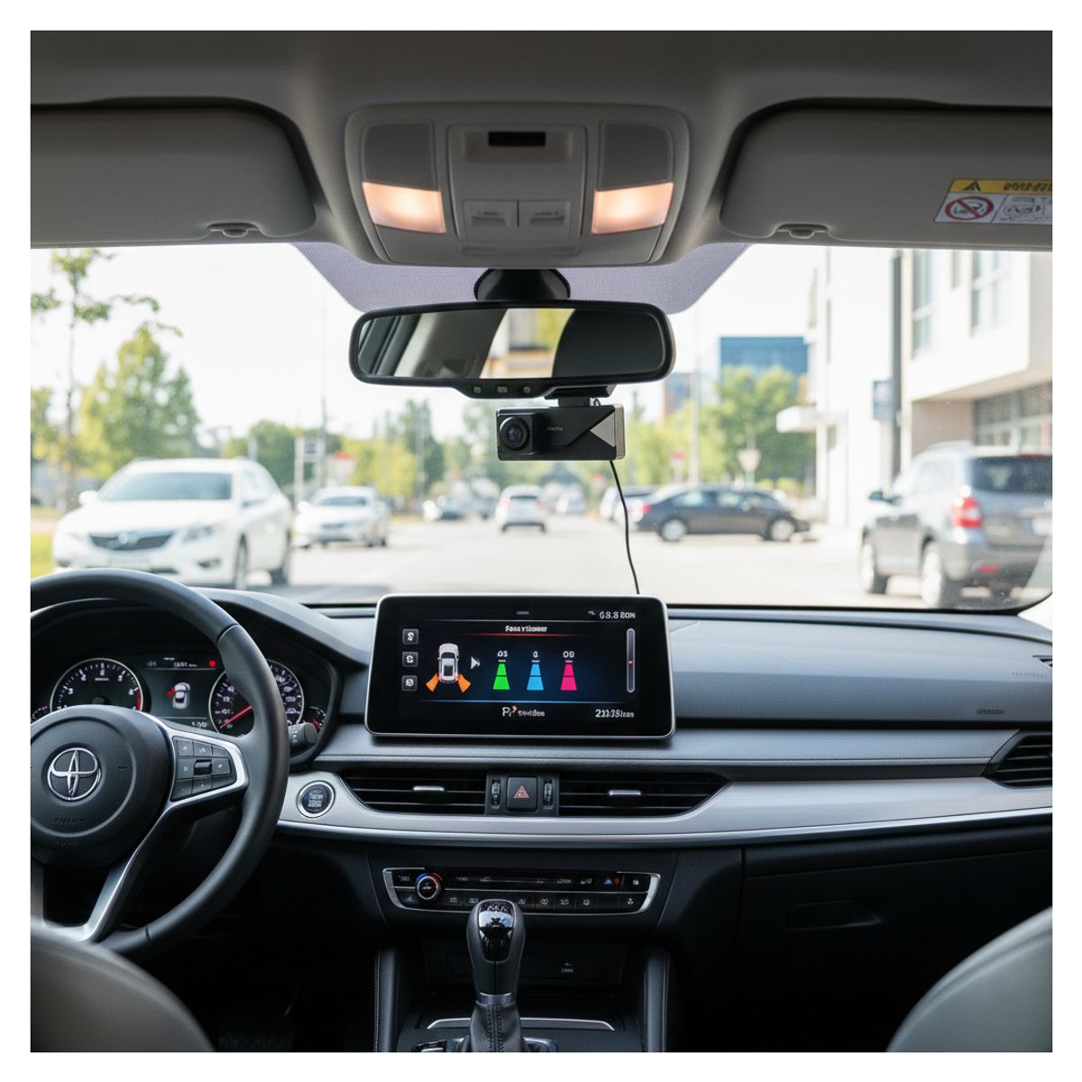 XION - Cámara Frontal XION Pantalla 2.99 Full HD Color Negro Para Auto