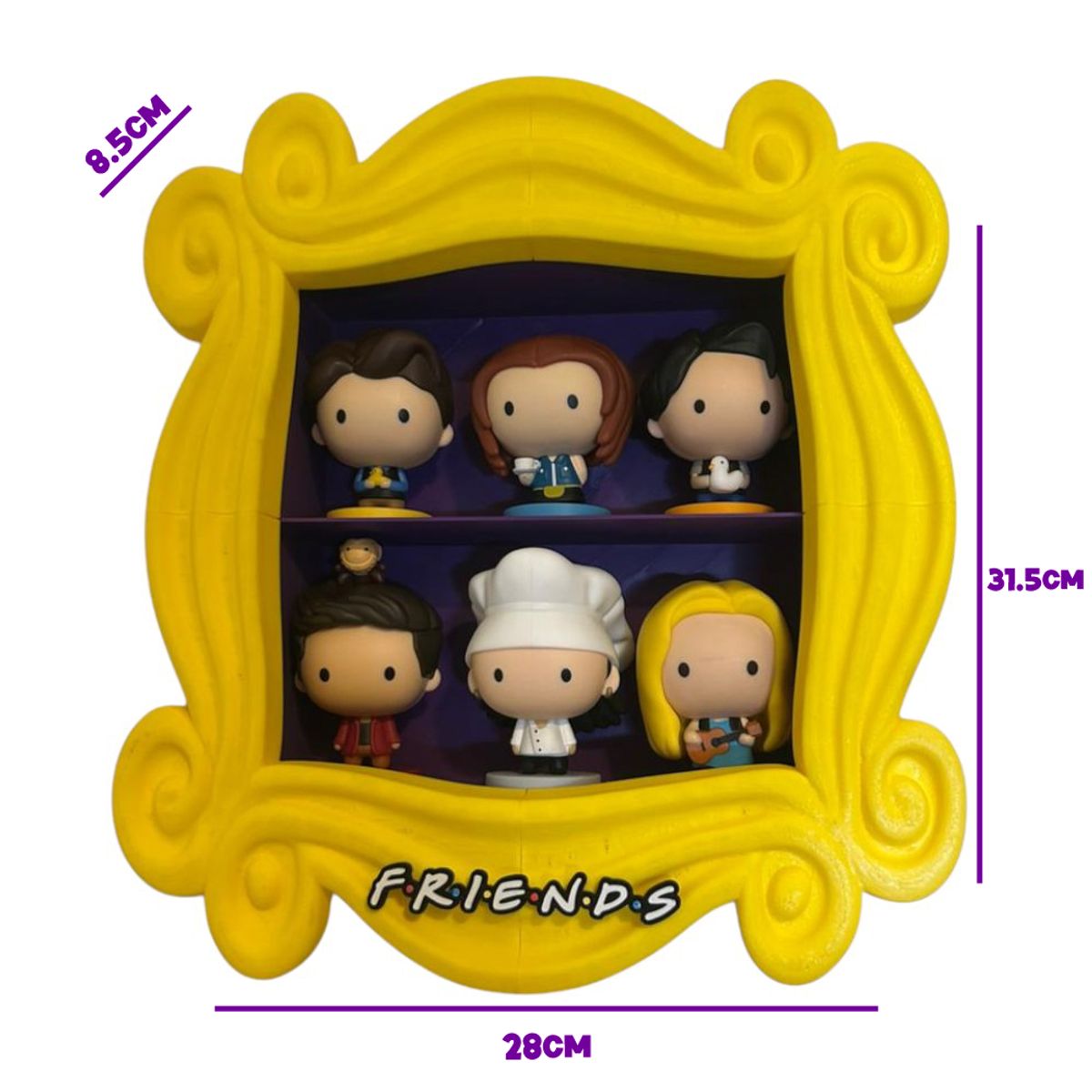 GENERICO - Stand Exhibidor para Funkies Friends x McDonalds - Marco para Pared