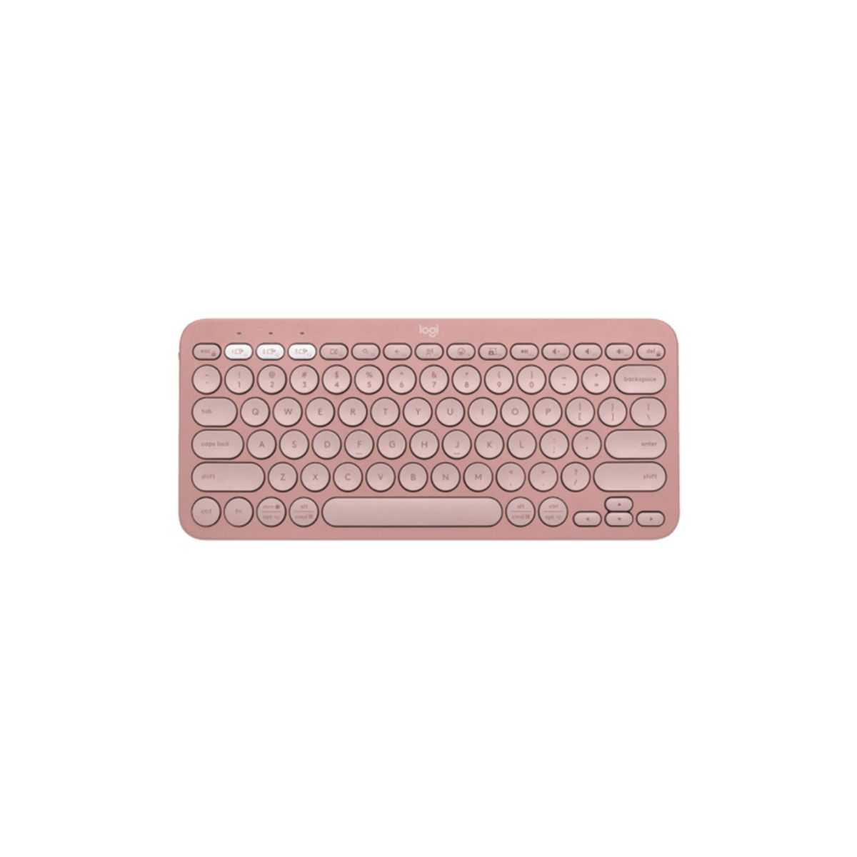 LOGITECH - TECLADO LOGITECH PEBBLE 2 K380S BLUETOOTH/INALAMBRICO SP ROSA