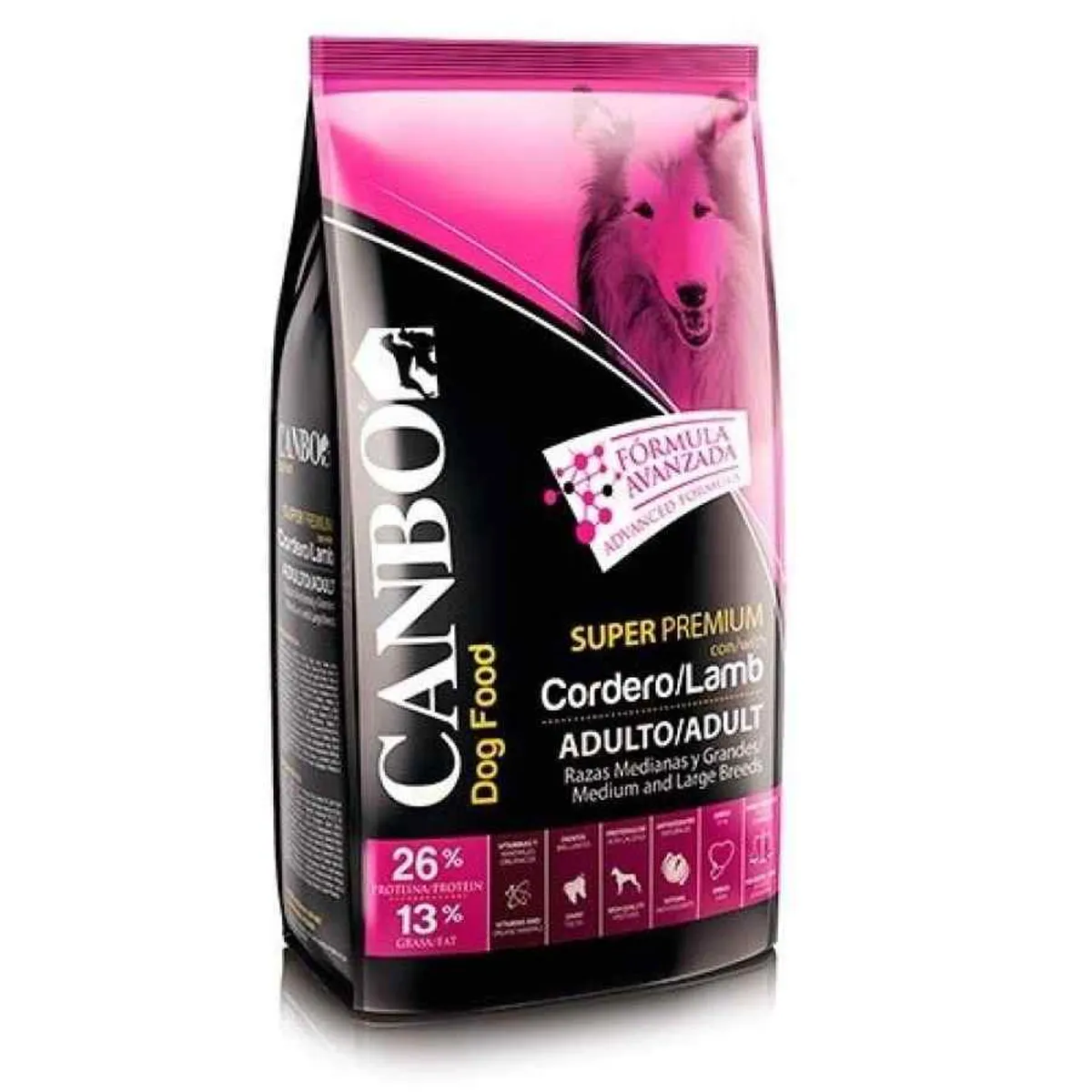 CANBO - Canbo Adulto Cordero Alimento Super Premium para Perro 3 kg