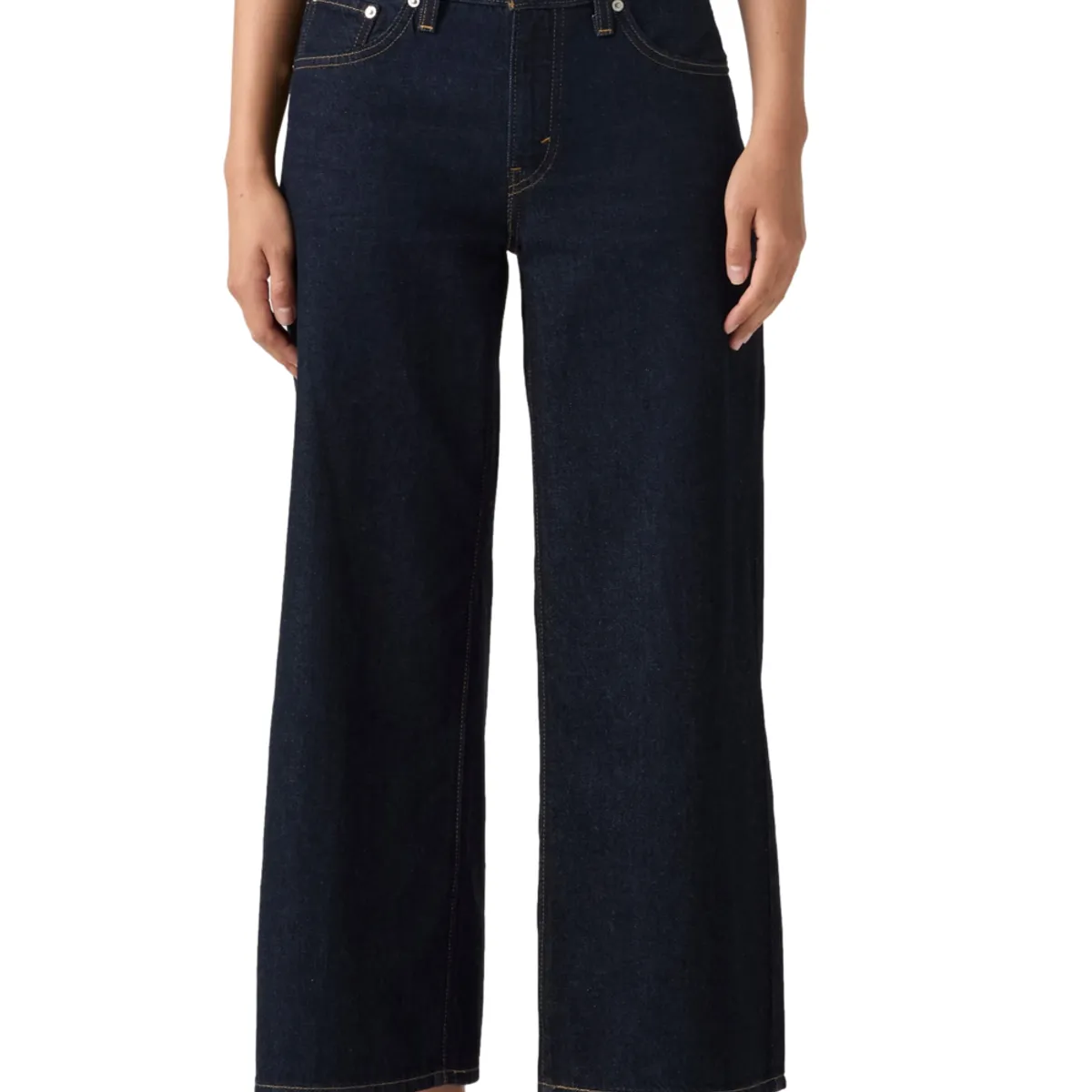 LEVIS - Jeans Mujer Middy Wide Leg Ankle Azul Levis