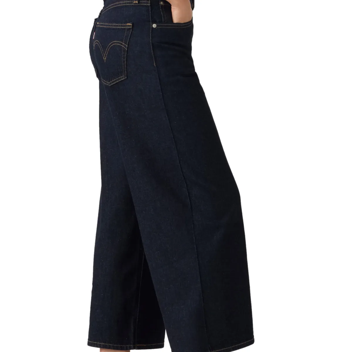 LEVIS - Jeans Mujer Middy Wide Leg Ankle Azul Levis