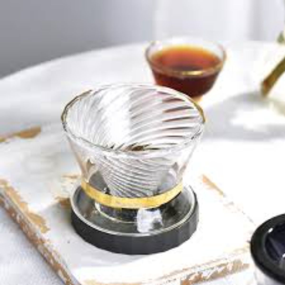 GENERICO - DRIPPER TORNADO DO DOBLE PARED VIDRIO BOROSILICATO 1-2 TAZAS