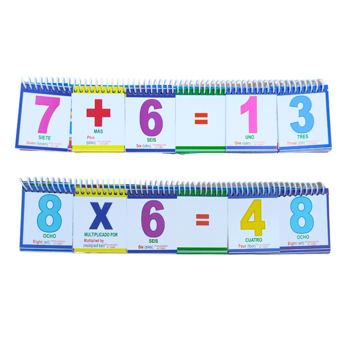 GENERICO - Anillado Educativo Aprendamos Las 4 Operaciones Matematicas Didactico Numeros