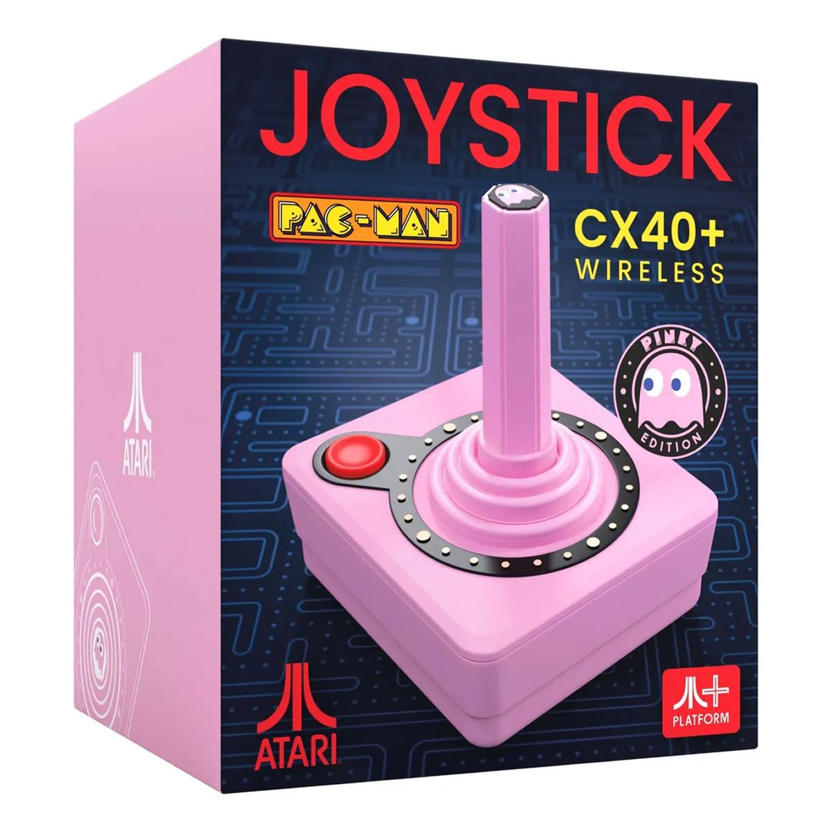 ATARI - Jostick Cx40+ Wireless Pac-man Edition Rosa