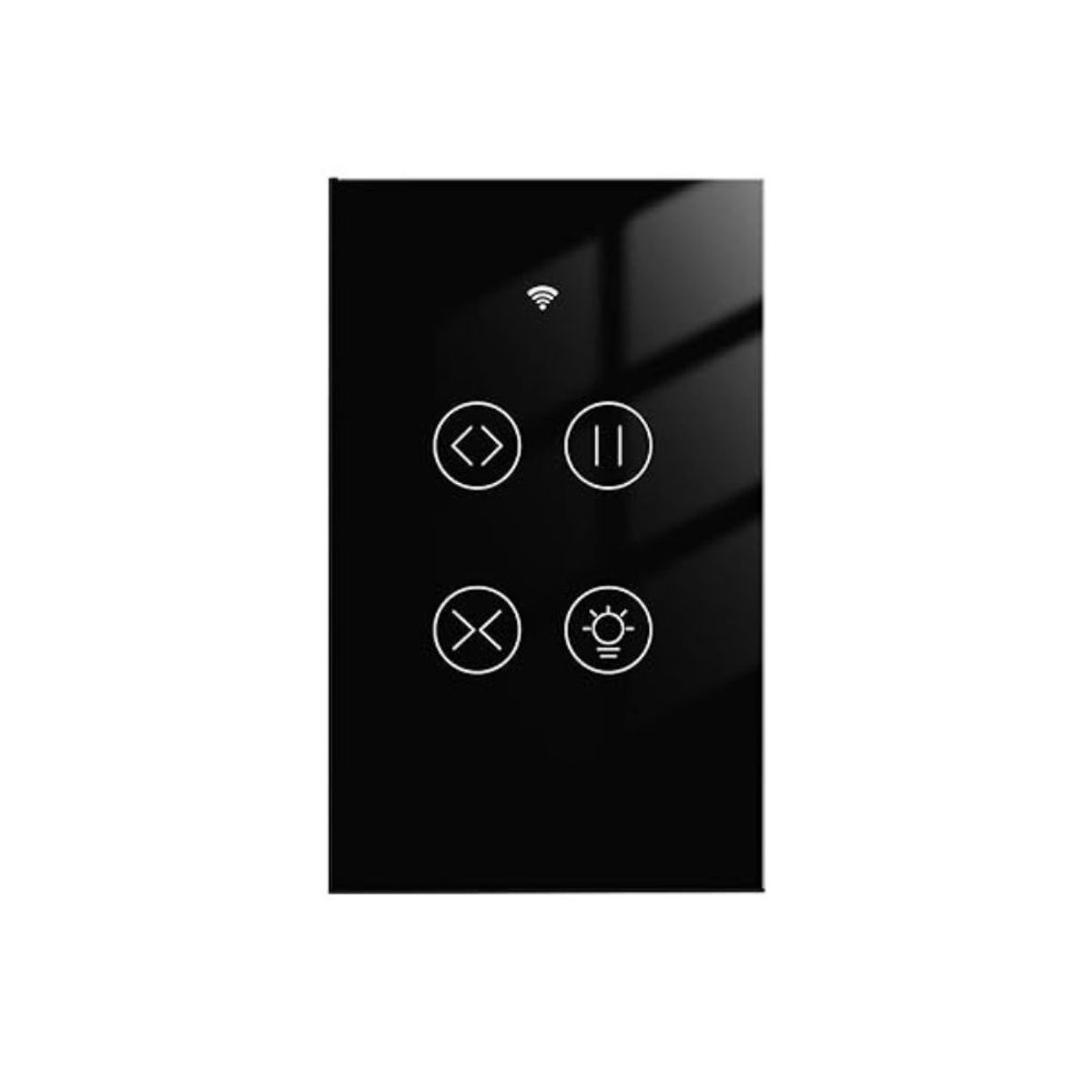 GENERICO - Interruptor táctil de cortina inteligente de 1 gang